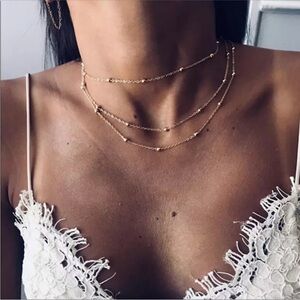 Gold necklace